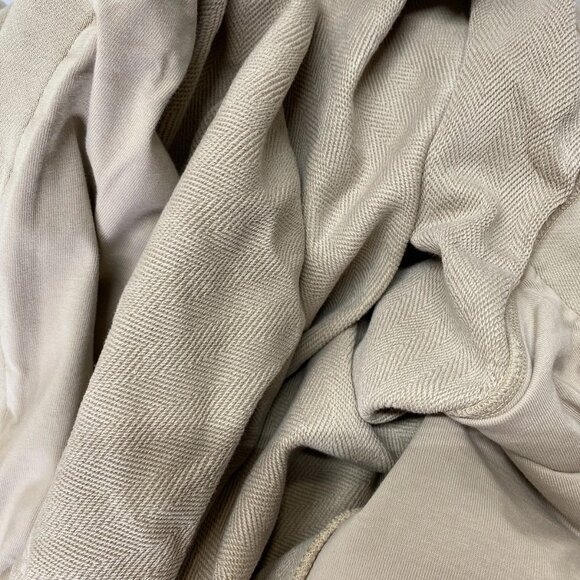 Le PERE Double-Layer Faded Full-Zip Hoodie • Size M • Beige - Picture 4 of 16